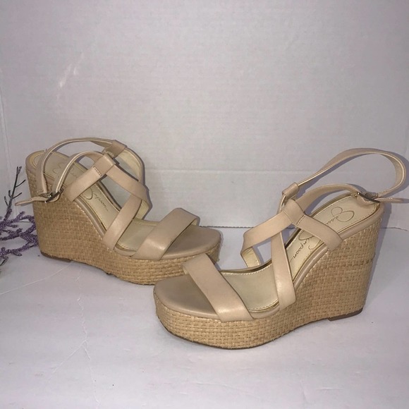 Jessica Simpson Salona Strappy Wedge Sandals - Picture 1 of 11